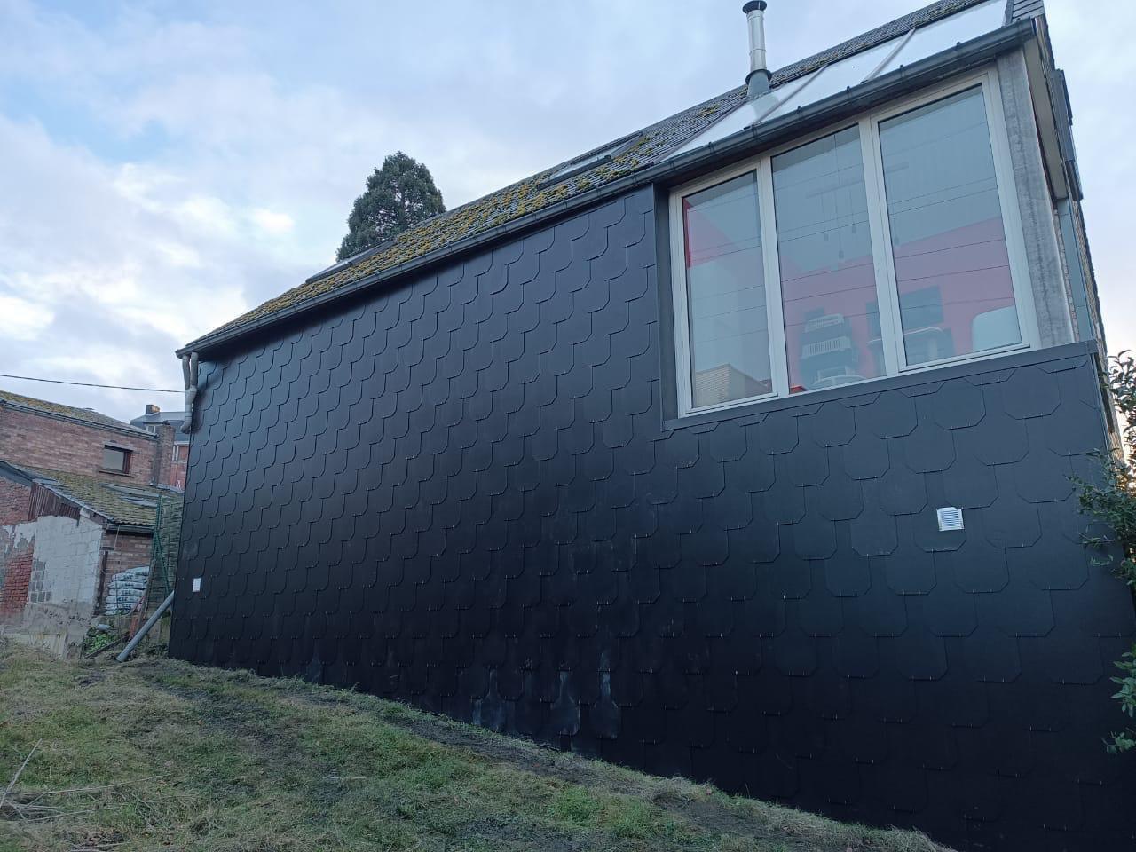 Facade maison Belgique